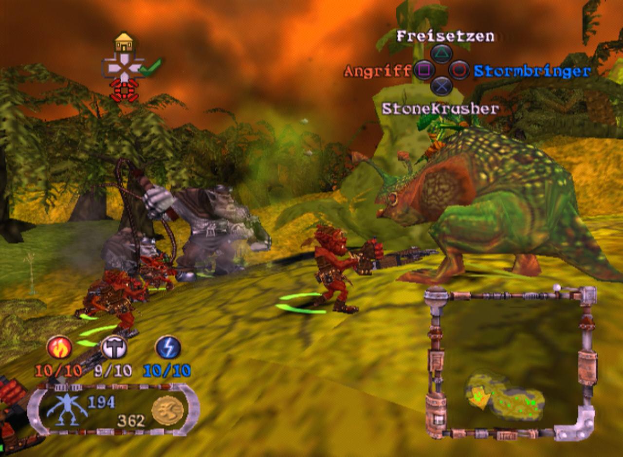 [08/04/2004] Die flinken Plaguespitter haben im Dschungel einen großen Vorteil.