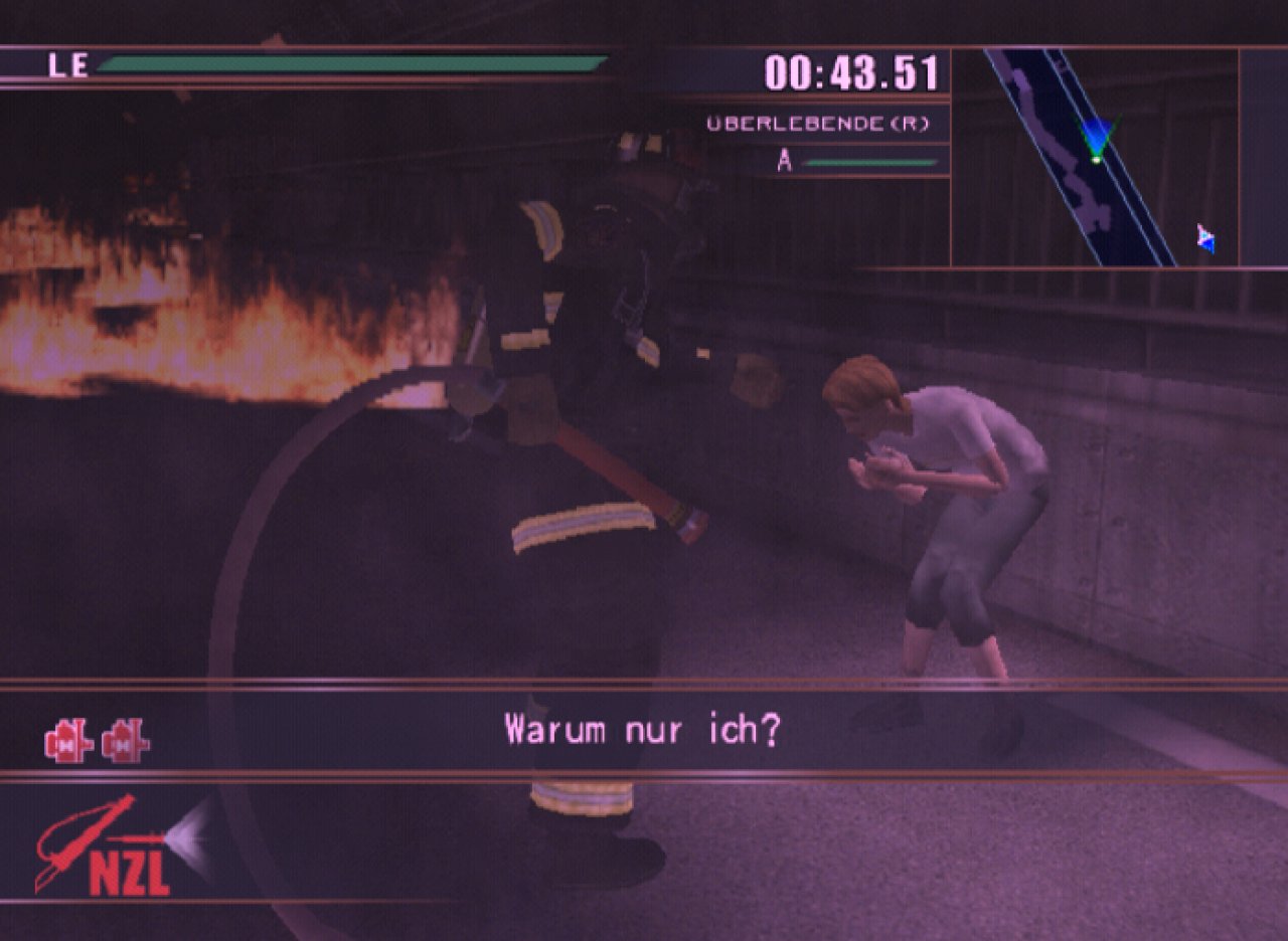 [08/04/2004] Nach erfolgreichen Rettungen folgen kurze Zwischensequenzen.