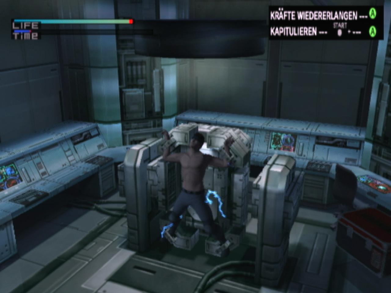 [11/05/2004] Hier muss man auf dem Controller rumhämmern, damit die Lebensenergie erhalten bleibt. 