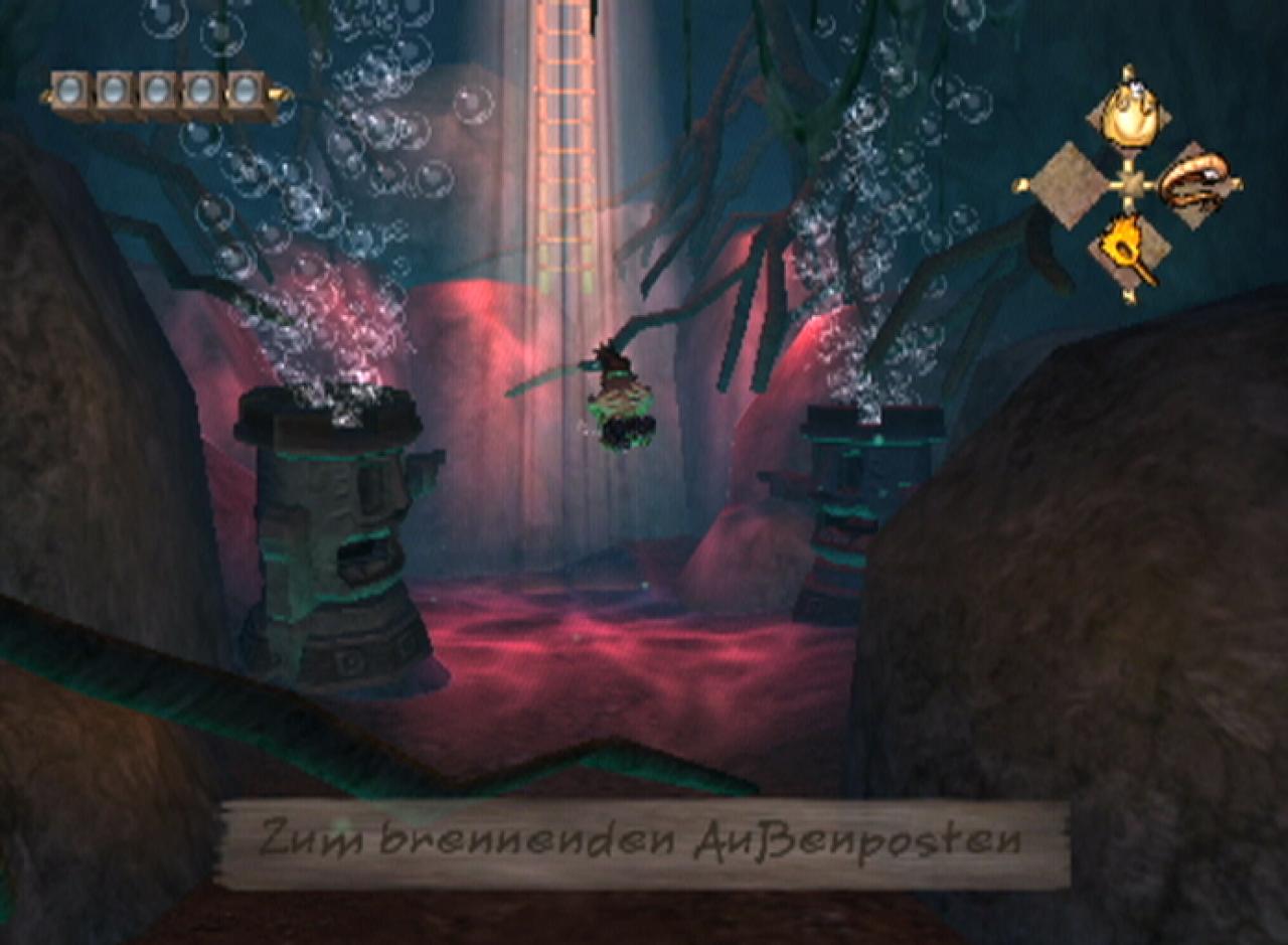 [06/05/2004] In den Unterwasserhöhlen verstecken sich Zitteraale.