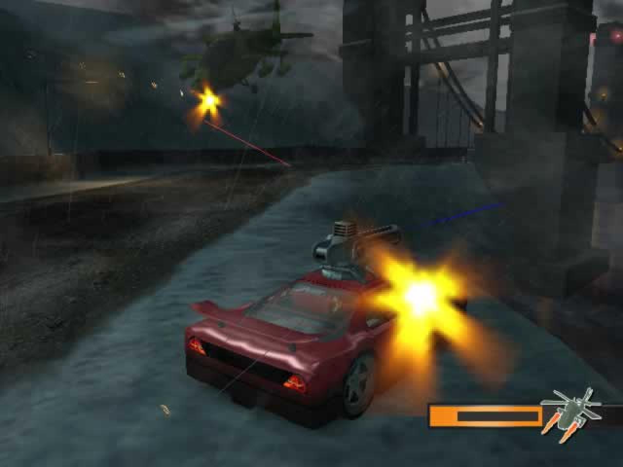[02/07/2004] Als Einzelspieler kämpfen Sie unter anderem gegen diesen Heli.