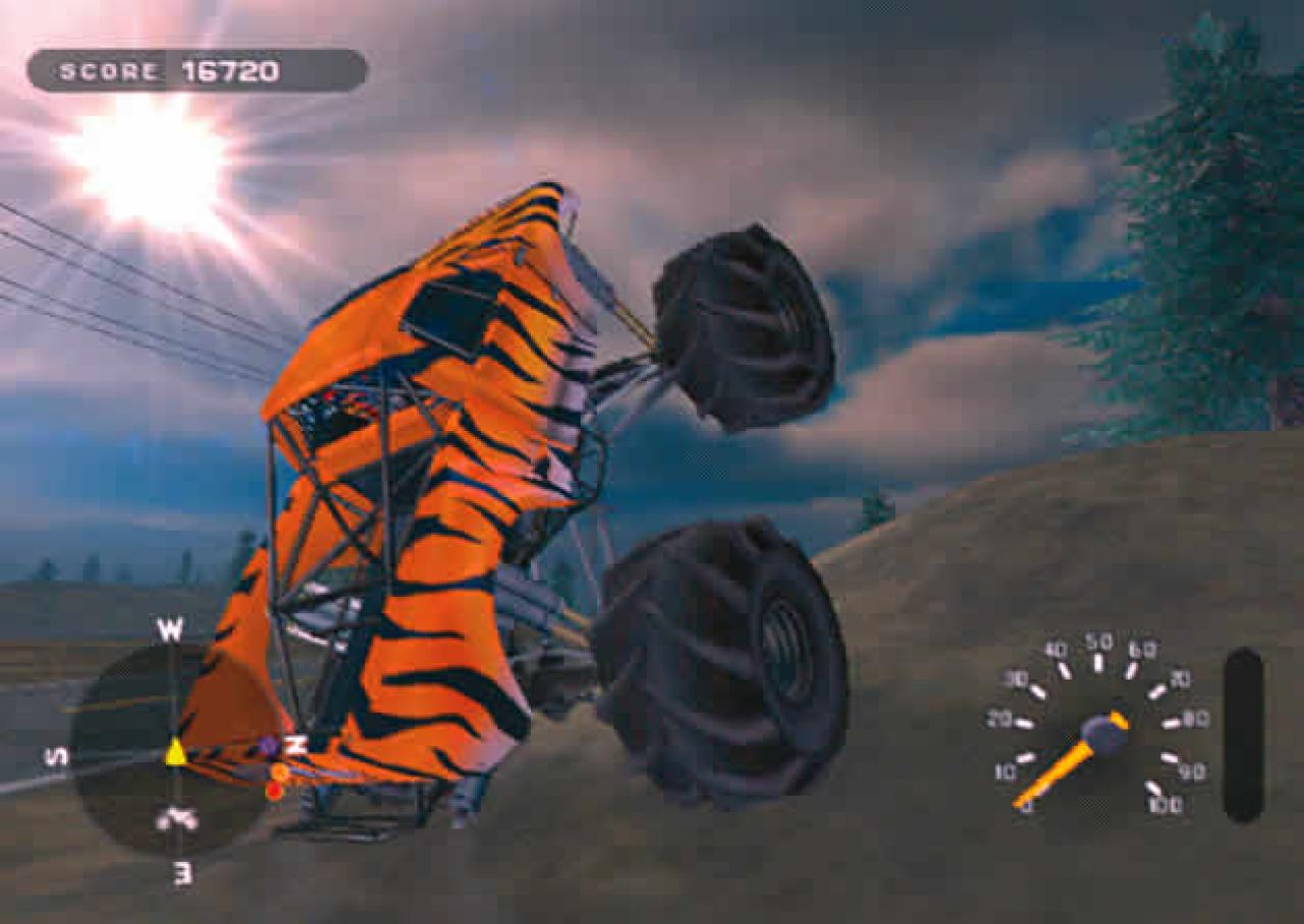 [01/07/2004] Unser Monstertruck im schönen Sonnenschein.