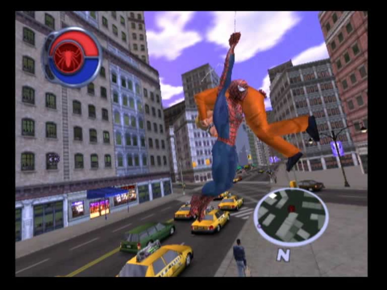 [26/08/2004] Spider-Man hat diesen Kerl vor einem Sturz aus dem 30. Stock bewahrt.