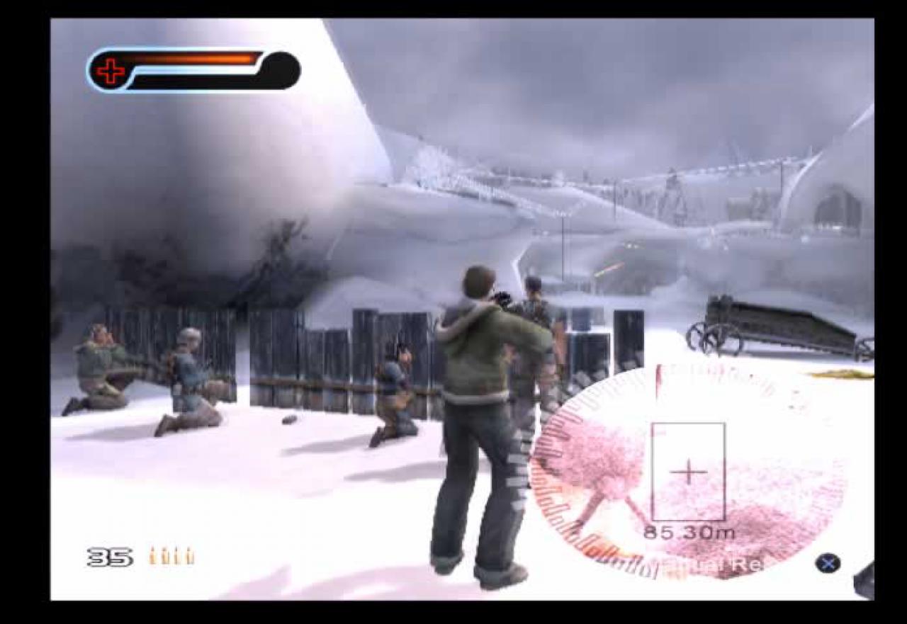 [20/08/2004] Bei Schneefall zielt unser Special Agent besonders gern.