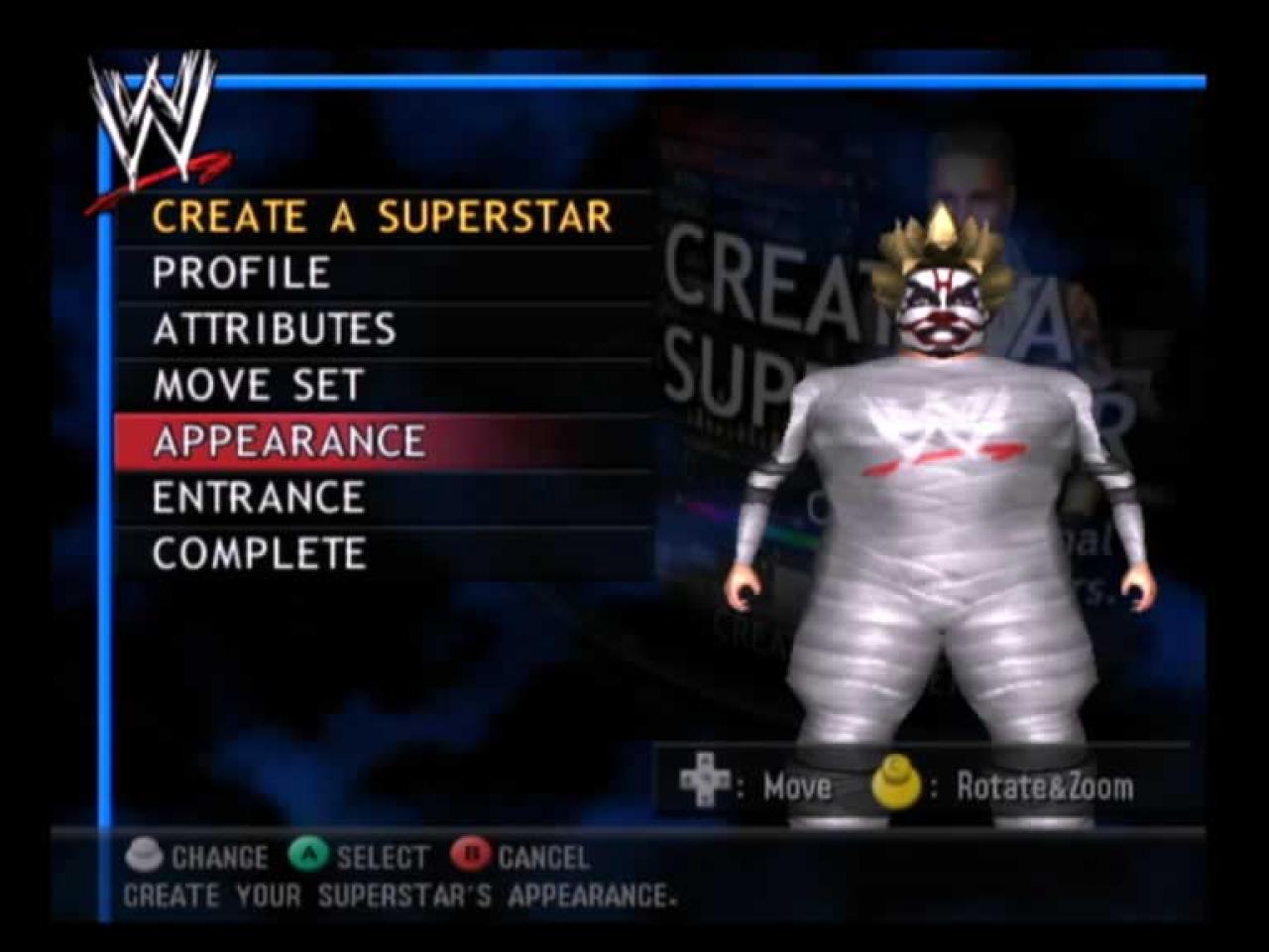 [19/10/2004] Im Create-A-Superstar-Modus kann man sich richtig austoben.