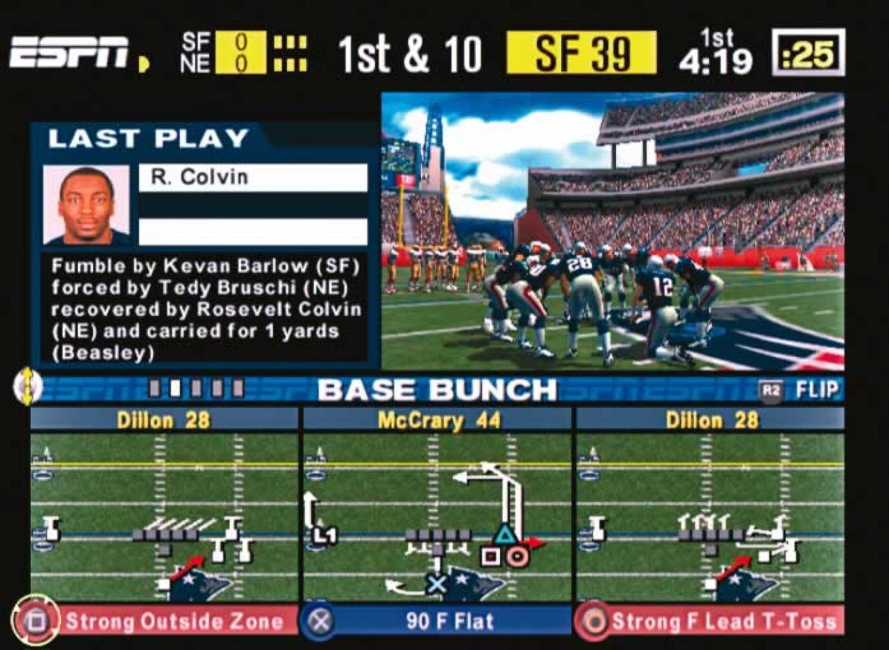 [14/04/2005] Nur mit der richtigen Angriffstaktik hat man bei ESPN NFL 2k5 Erfolg!