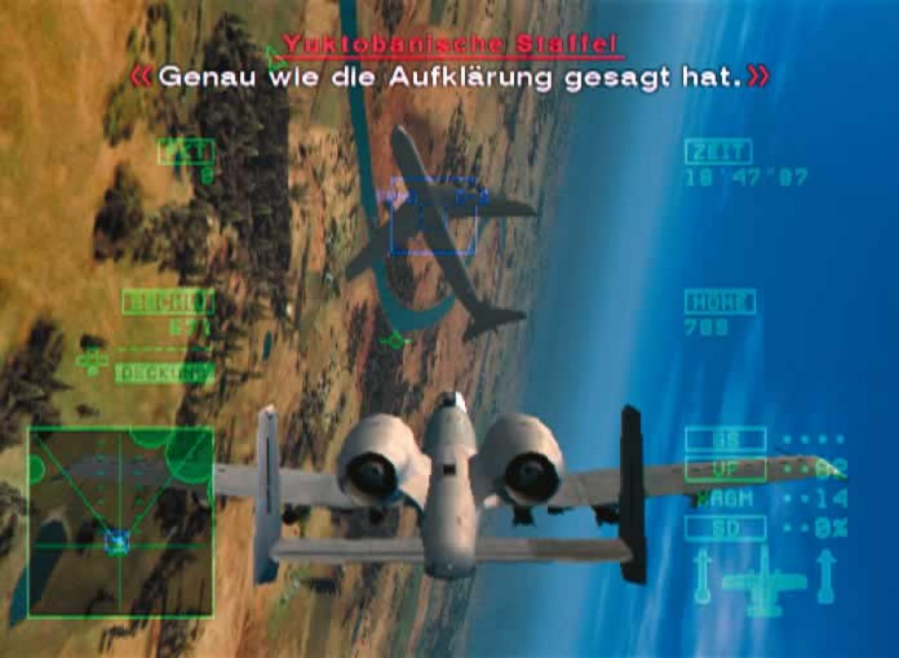 [13/04/2005] Die Thunderbolt A-10A eignet sich nicht unbedingt für Begleit- oder Aufklärungsmissionen.
