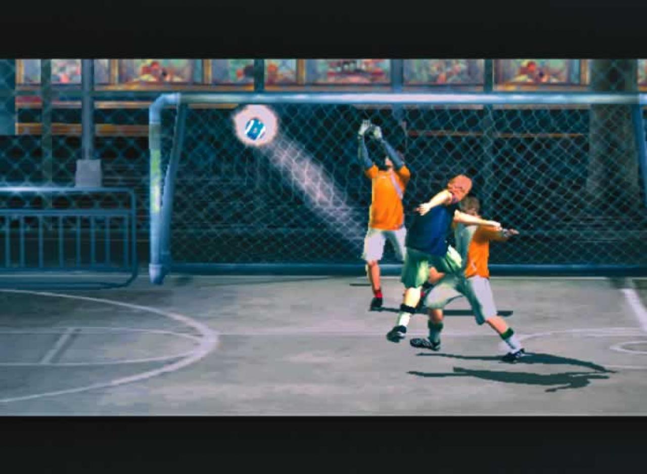 [12/04/2005] Tottis Gamebreaker kann der Torwart nicht ansatzweise halten.