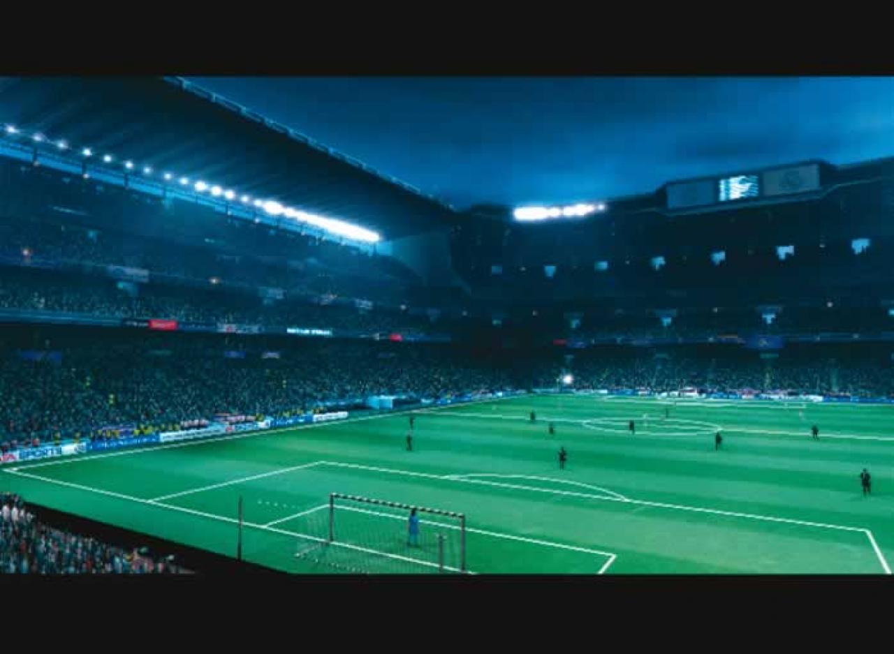 [12/04/2005] Die Stadien sehen bei UEFA Champions League 2004-2005 einfach sensationell gut aus.