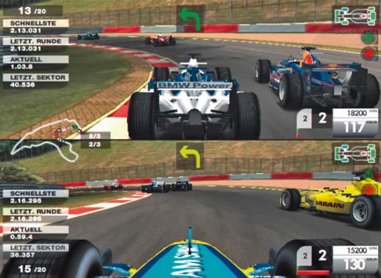 [15/07/2005] Bei zu viel Action kann es im Splitscreen-Modus zu Rucklern kommen, die aber kaum stören.