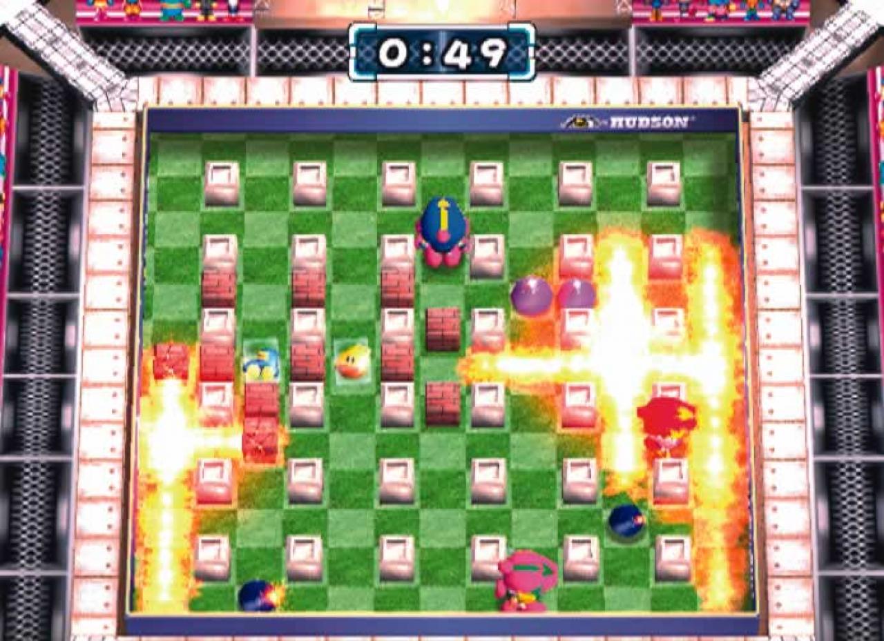 [18/08/2005] Das grafisch aufgebohrte Ur-Bomberman macht am meisten Spaß.