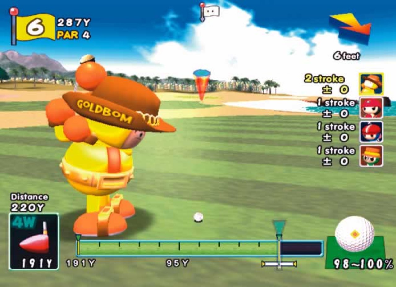 [18/08/2005] Bis Sie im Golf mit Ihrem Bomberman unter Par bleiben, vergehen nur wenige Minuten. 