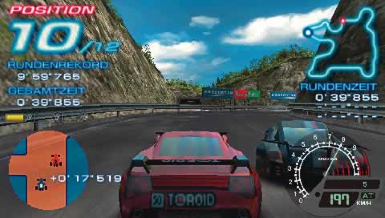 [14/09/2005] Mit einem geschickten Drift kann man die Gegner leicht überholen.