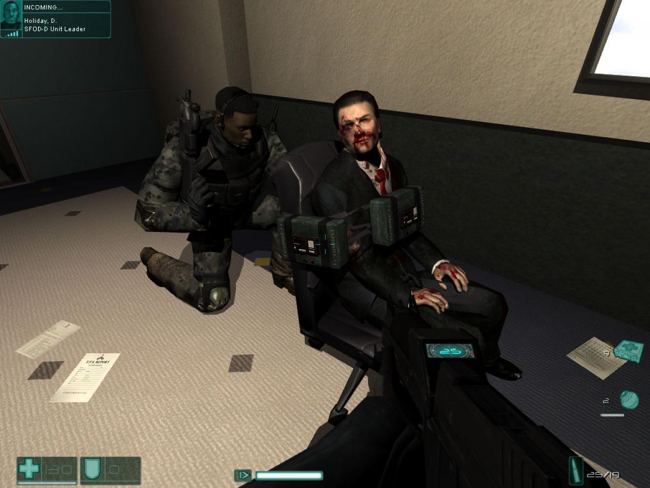 [17/10/2005] Fear - Nicht nur eine coole Gegner-KI auch fette Psycho-Horror-Momente bot der Monolith-Shooter Fear. Ein wirklich treibender Gruselspaß bis zum Schluss.