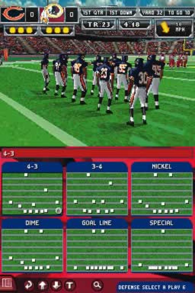 [18/10/2005] Jetzt schnell den richtigen Spielzug auswählen und dem Touchdown steht nichts mehr im Weg.