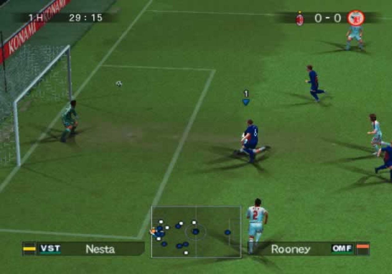 [26/10/2005] Der Keeper zeigt bei Rooneys Schuss keinerlei Reaktion und schaut dem Ball nur machtlos hinterher!