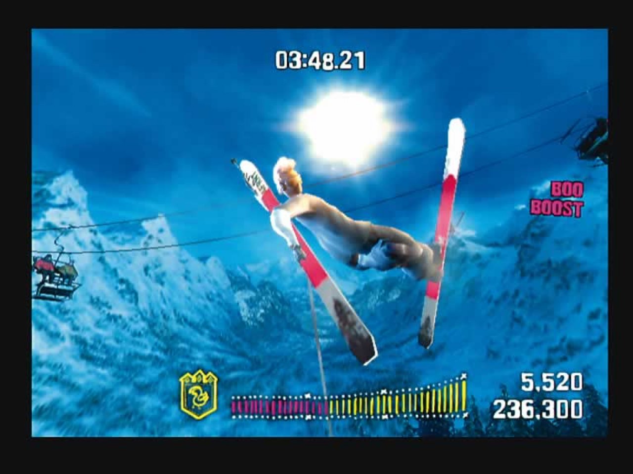 [29/11/2005] Die Supertricks sehen dank Slowmotion und tollem Hintergrund einfach umwerfend aus. 