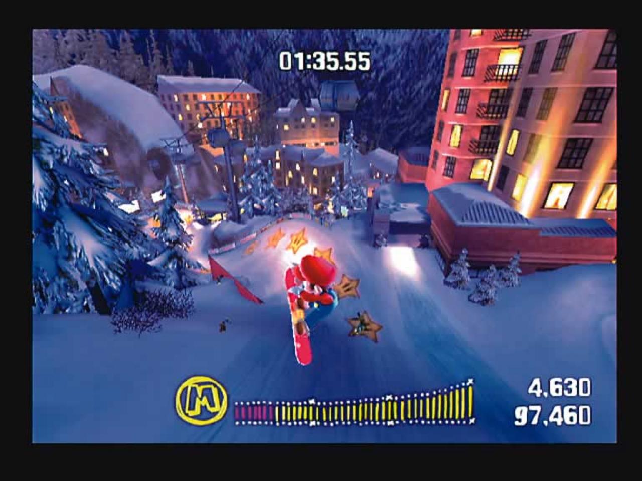 [29/11/2005] Mario, Luigi und Prinzessin Peach sind als Bonus mit dabei und lassen es in Nintendo Village so richtig krachen. 
