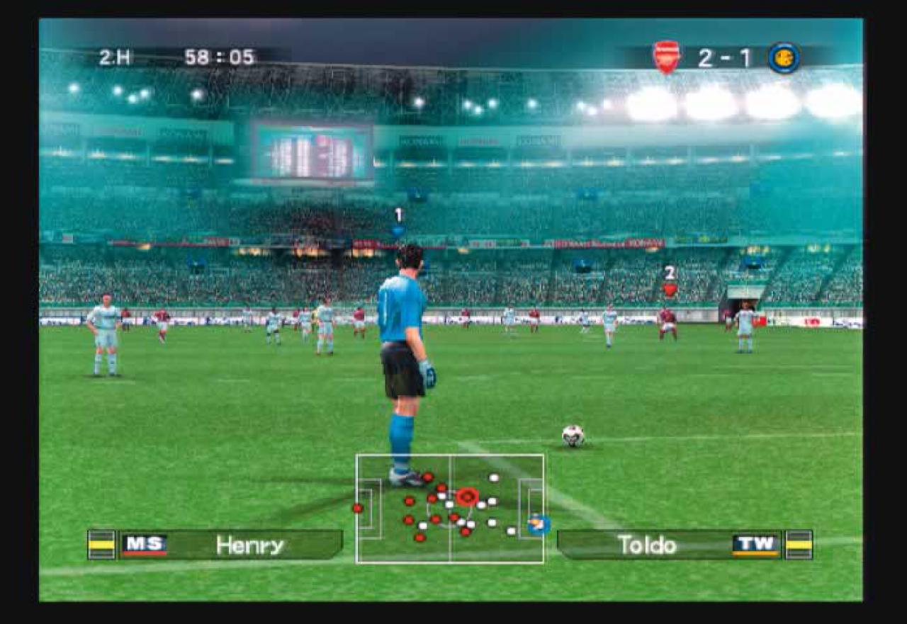 [22/11/2005] Gerade bei den Lichteffekten kann PES 5 nicht ansatzweise mit FIFA 06 mithalten.