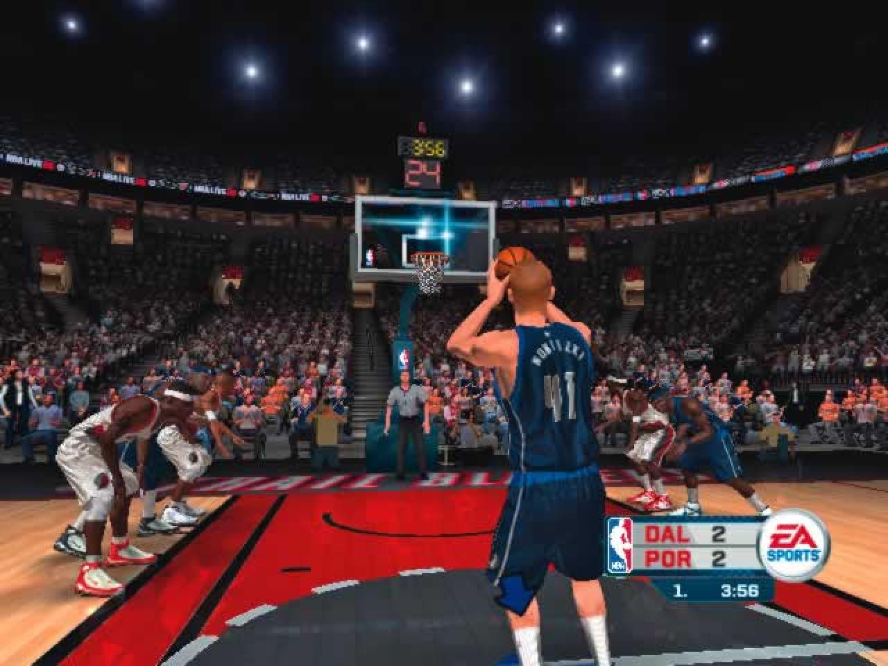 [03/11/2005] Nicht nur an der Freiwurflinie ist Dirk ein Riese, auch sonst ist er einer der besten Spieler bei NBA Live 06.