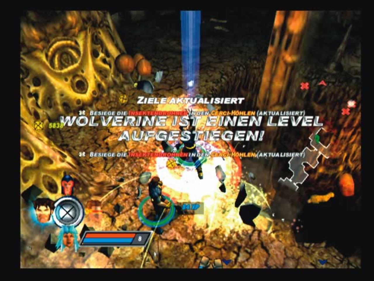 [16/12/2005] Alle Charaktere leveln sich nach oben. Egal, ob sie der Spieler steuert oder nicht.