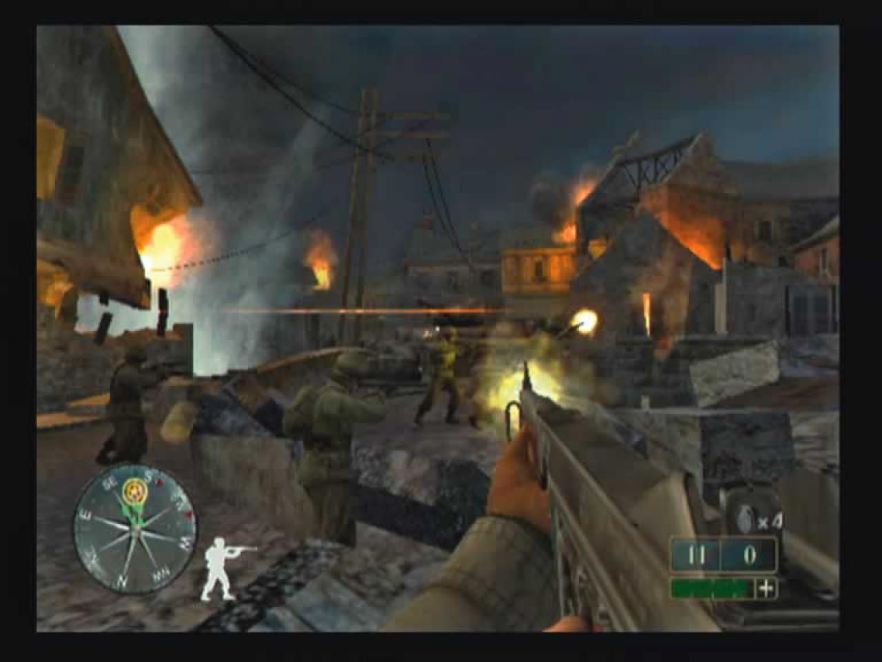[13/01/2006] Dieser Screenshot lässt erahnen, wie actionreich es um eure Spielfigur herum zugeht.