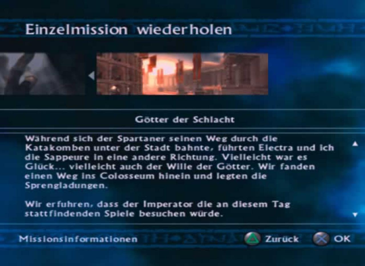 [16/02/2006] Alle Missionen: Wenn Sie alles richtig gemacht haben, dürfen Sie jede Mission starten.
