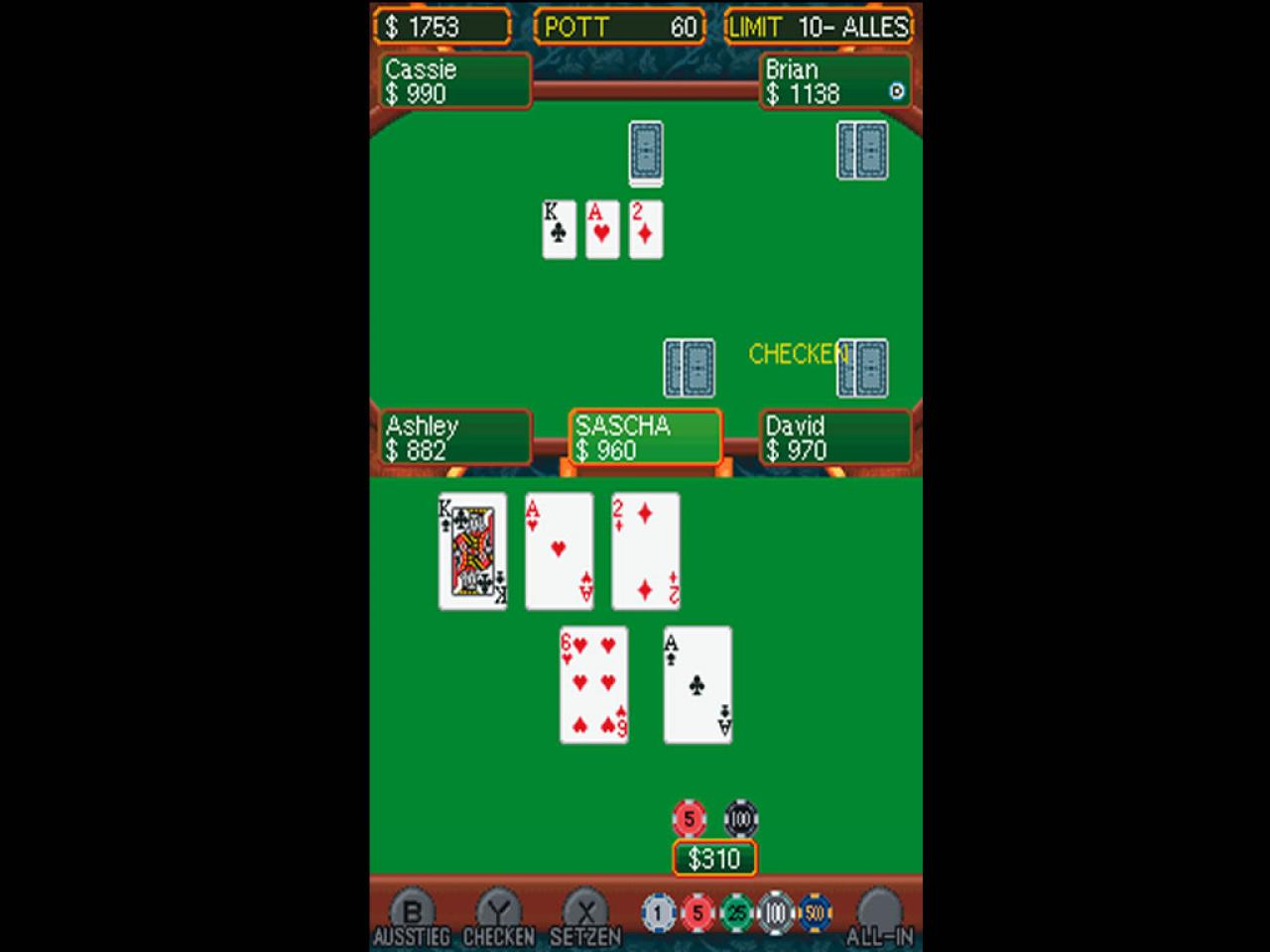 [13/03/2006] Pokert nicht zu früh mit hohen Einsätzen.