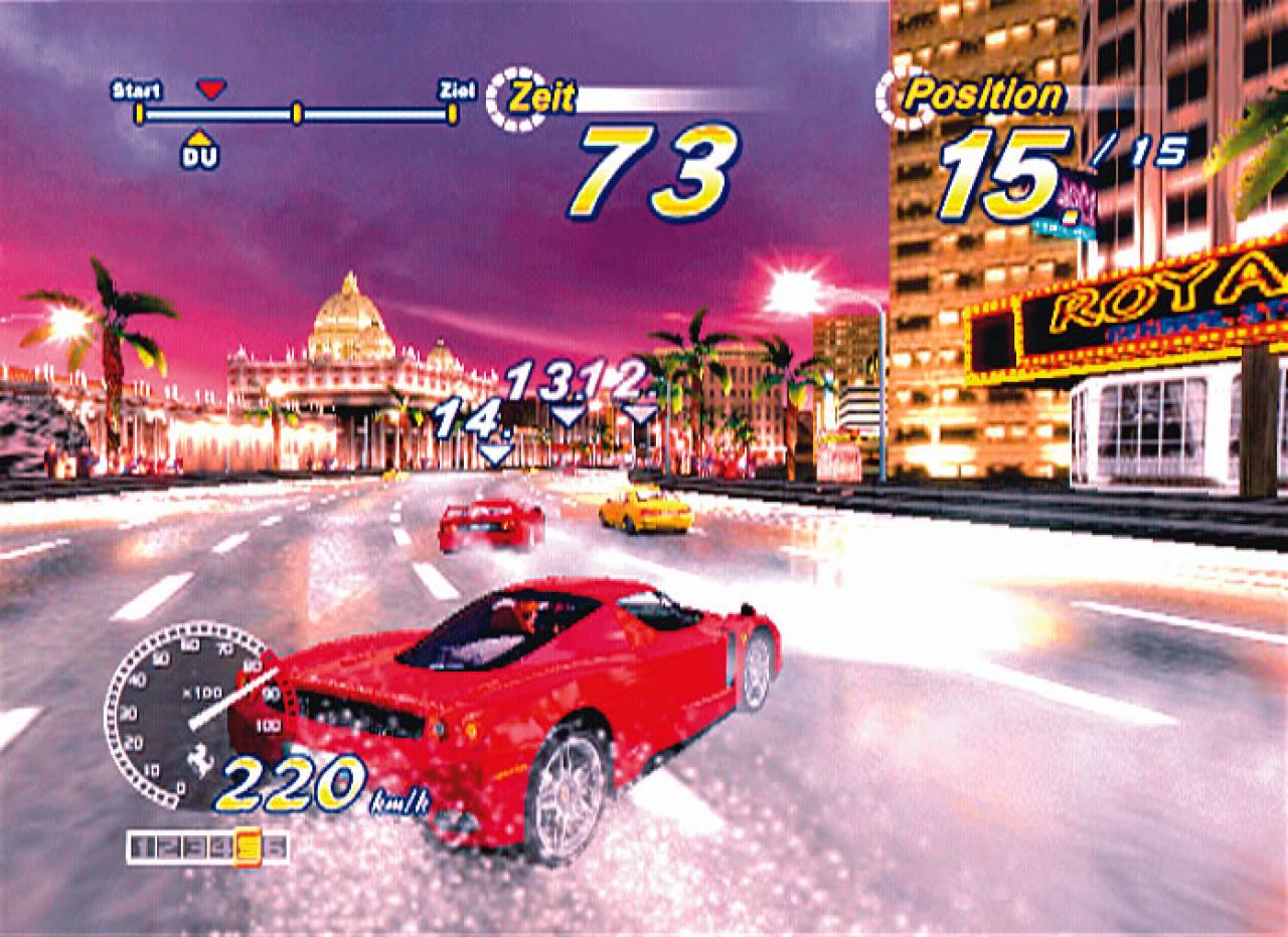 [24/04/2006] Stylische Drifts sind im neuen OutRun an der Tagesordnung. 