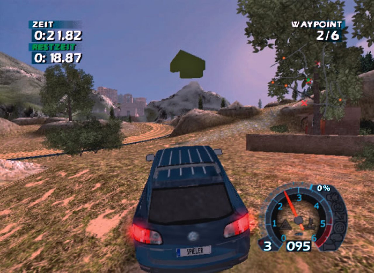 [24/04/2006] Fürs raue Gelände stehen zahlreiche SUVs, Prototypen und Rallyefahrzeuge zur Verfügung. 