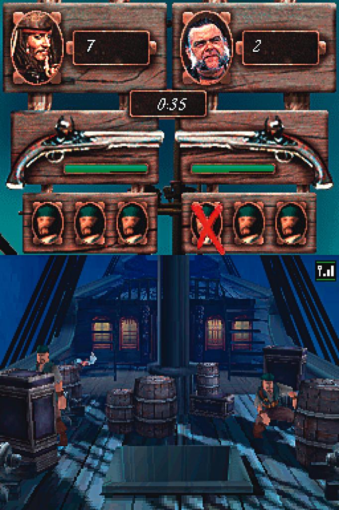 [04/09/2006] An Bord der Black Pearl wird schnell und scharf geschossen!BILD: N-ZONE