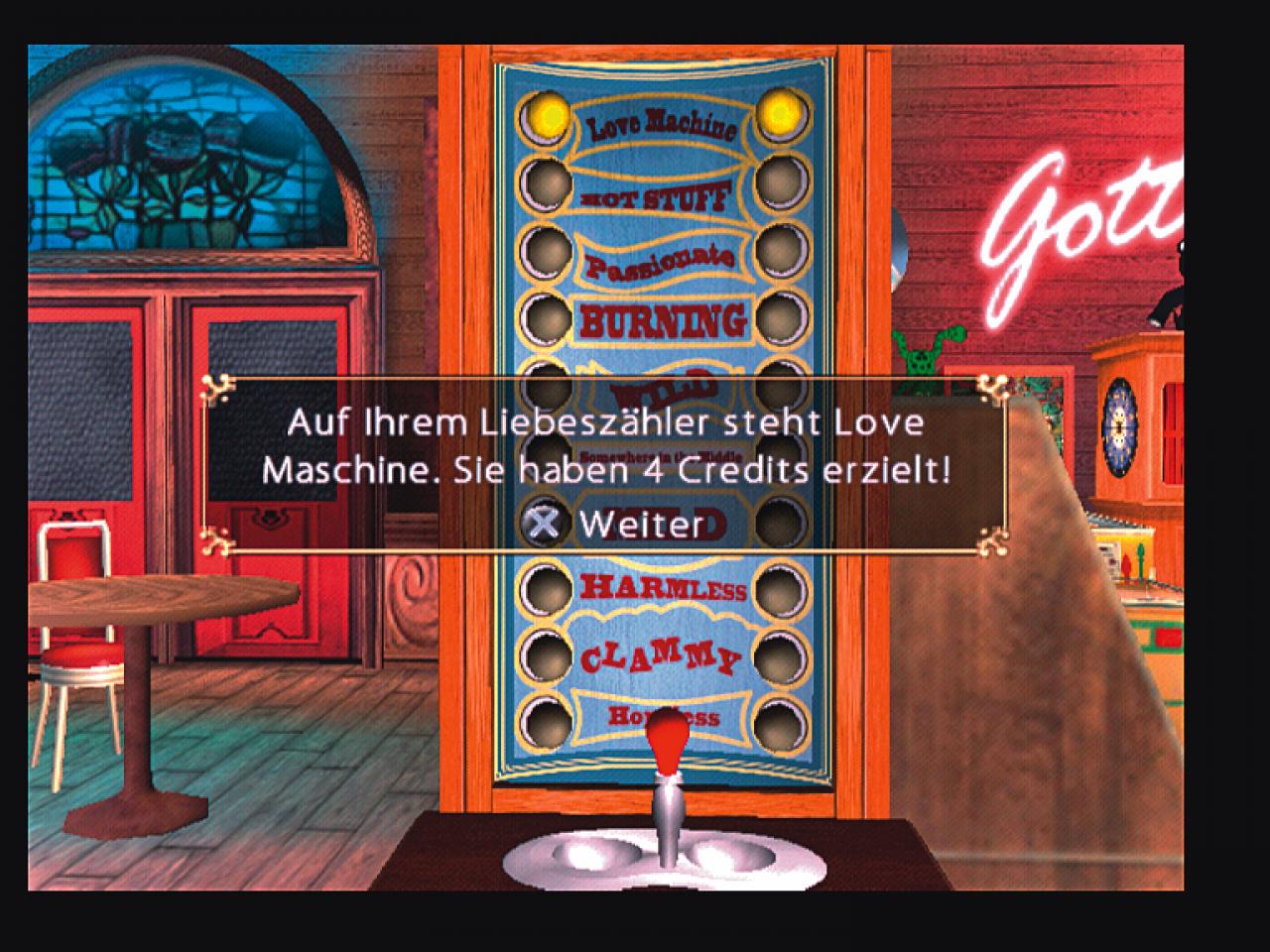 [14/09/2006] Dank Freispiel probieren wir so oft, bis das Ergebnis passt. BILD: PLAYZONE