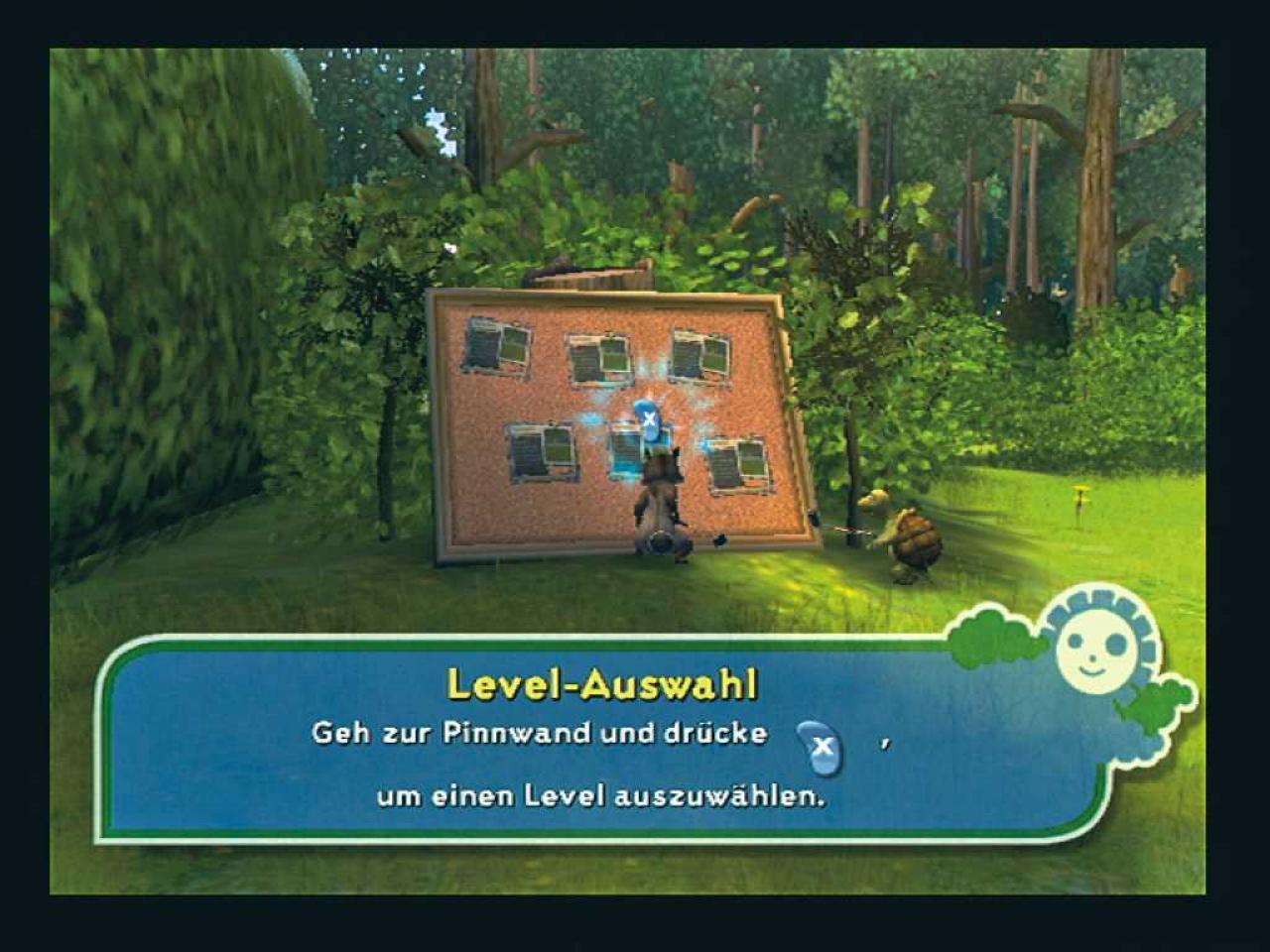 [11/10/2006] Nach der Cheat-Eingabe könnt ihr an dieser Stelle alle Levels und Minispiele anwählen.BILD: N-ZONE