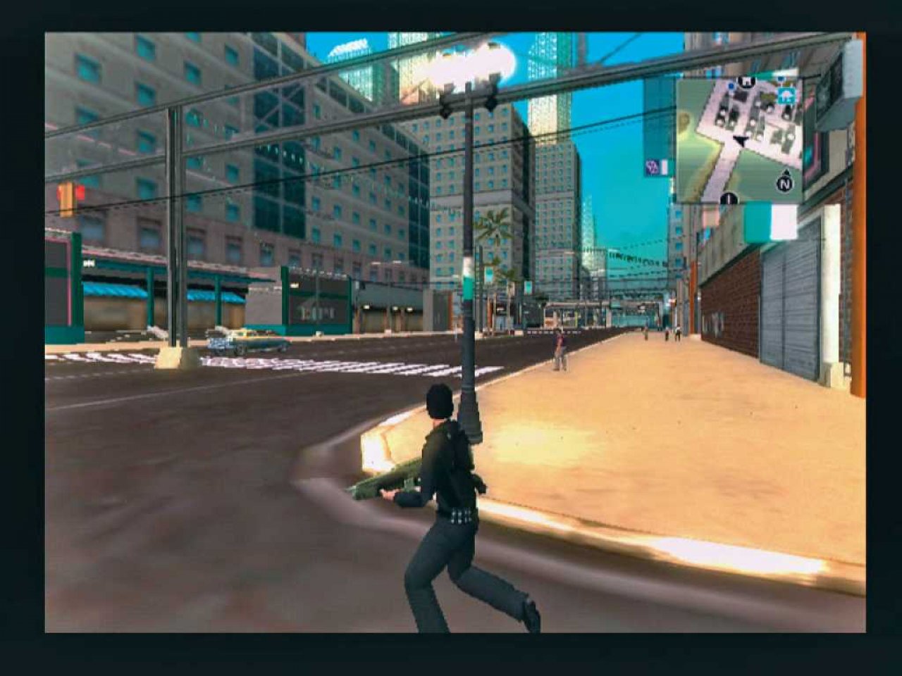 [05/10/2006] Die Abstecher in die Großstadt halten sich zwar in Grenzen, bringen jedoch optische Abwechslung. BILD: PLAYZONE