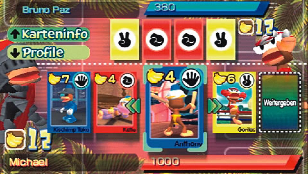 [05/10/2006] Angesichts der Karten unseres Gegners kann dieser Angriffins Auge gehen, wir riskieren trotzdem eine Papier-Karte! BILD: PLAYZONE