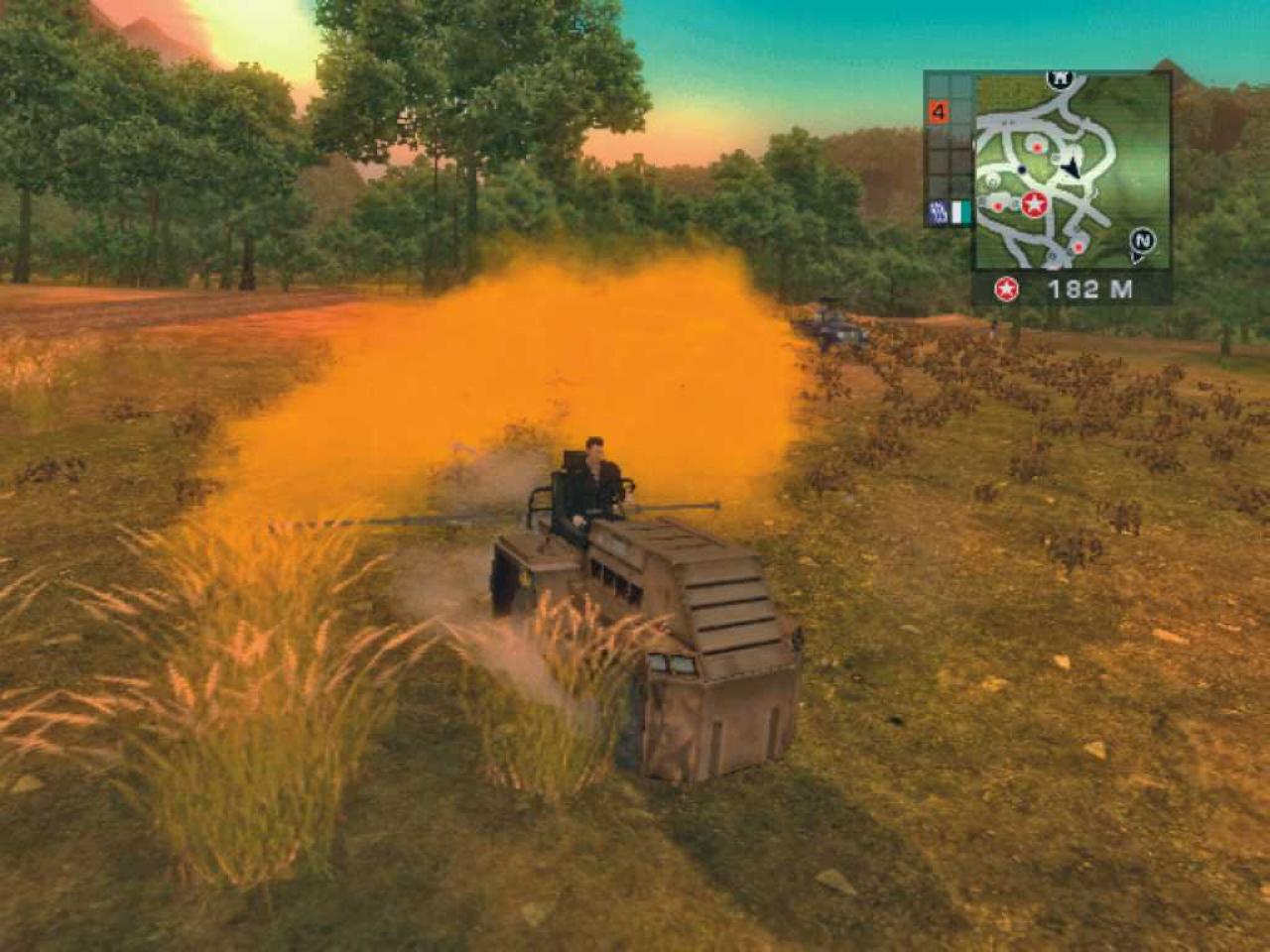 [13/10/2006] Vom Kokaanbau hat Rico überhaupt keine Ahnung - ist bei dieser Zerstörungsmission aber auch unwichtig. BILD: XBOX-ZONE