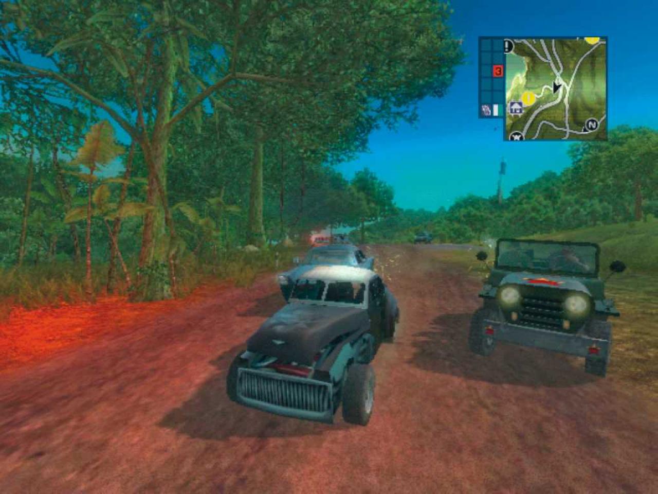 [13/10/2006] Sobald der Fahndungslevel steigt, werden die Polizeieinheiten sehr rabiat.BILD: XBOX-ZONE