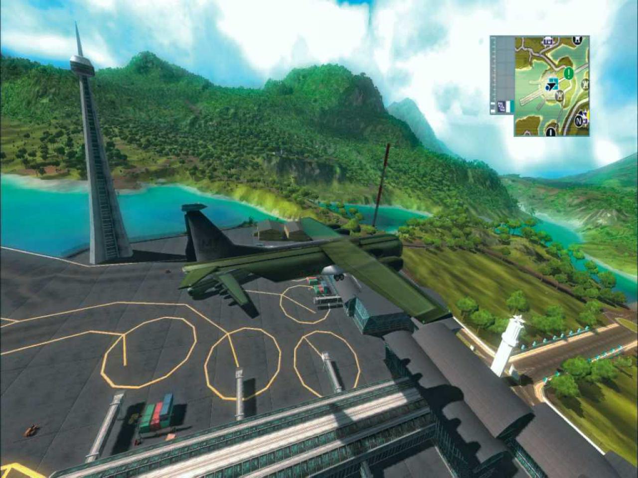 [16/10/2006] Selber schuld, wenn am Flughafen einfach so eine Frachtmaschine herumsteht ... öhm ... ach, egal.BILD: XBOX-ZONE
