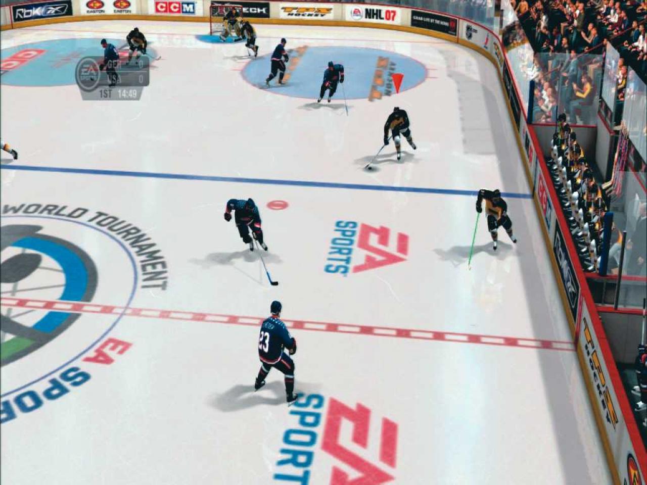 [16/10/2006] Wie bei der Konkurrenz von Take 2 ist die Atmosphäre in den Stadien sehr gut gelungen. BILD: XBOX-ZONE