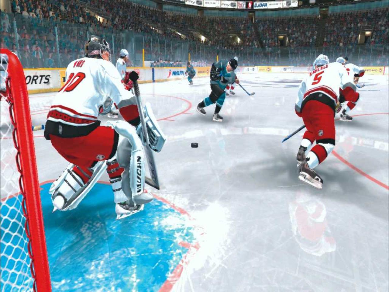 [16/10/2006] Dank ordentlich aufgebohrter Grafik wirkt NHL 2K7 im Gegensatz zum Vorgänger auch wirklich wie ein Next-Gen-Titel. BILD: XBOX-ZONE