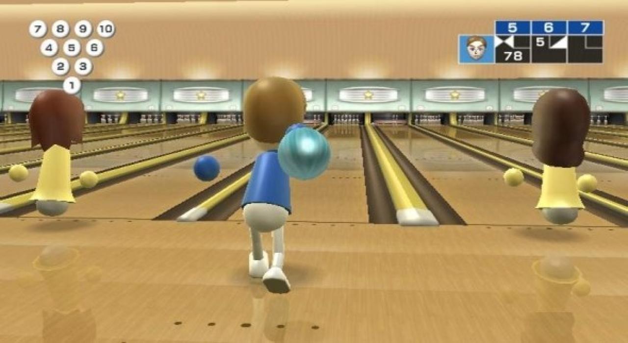 [23/10/2006] Wii Sports - Das virtuelle Bowling war der Durchbruch für Nintendos Wii und deren Bewegungssteuerung.