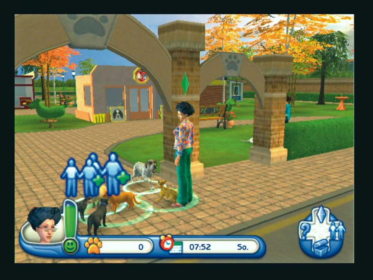 [09/11/2006] Der Stadtpark ist ein völlig neues Szenario in der Sims-Welt.BILD: N-ZONE