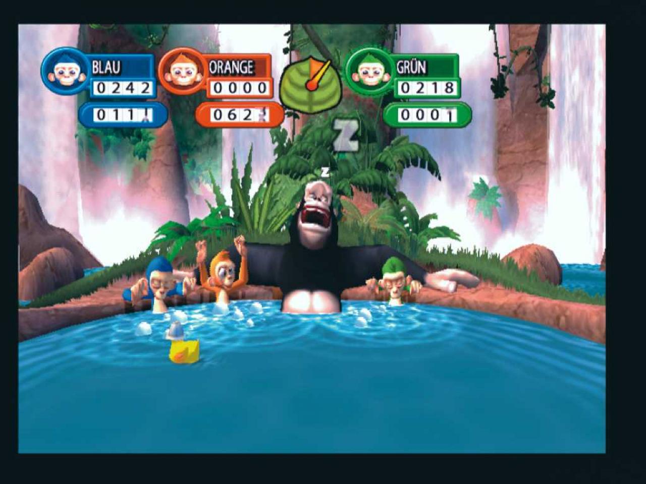 [03/11/2006] Wen der Gorilla beim Pupsen erwischt, der kassiert eine Backpfeife.BILD: PLAYZONE