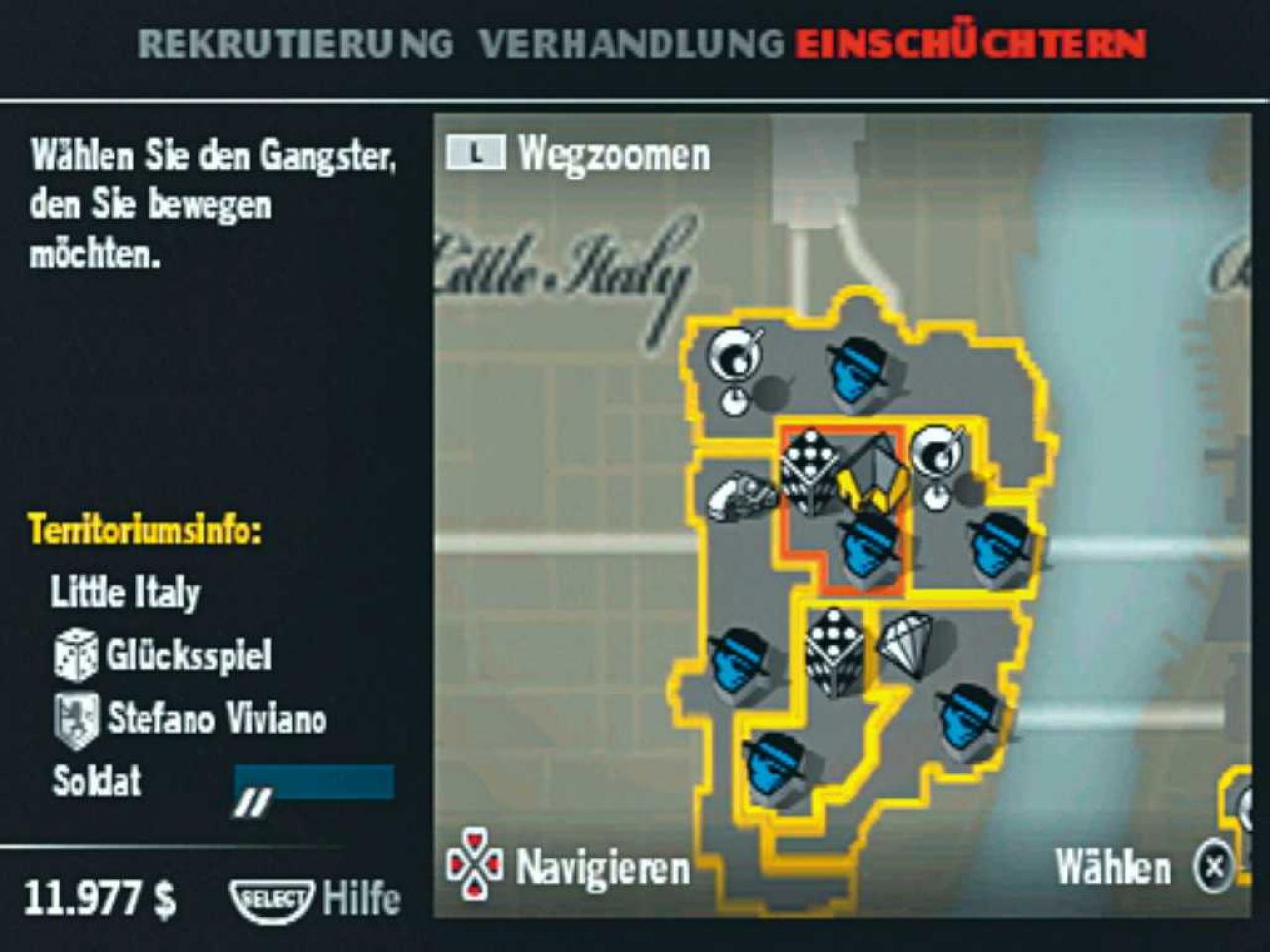 [06/11/2006] In dem strategisch angehauchten Spielmodus kämpfen Siemit Karten und Patronen gegen die feindlichen Familien. BILD: PLAYZONE