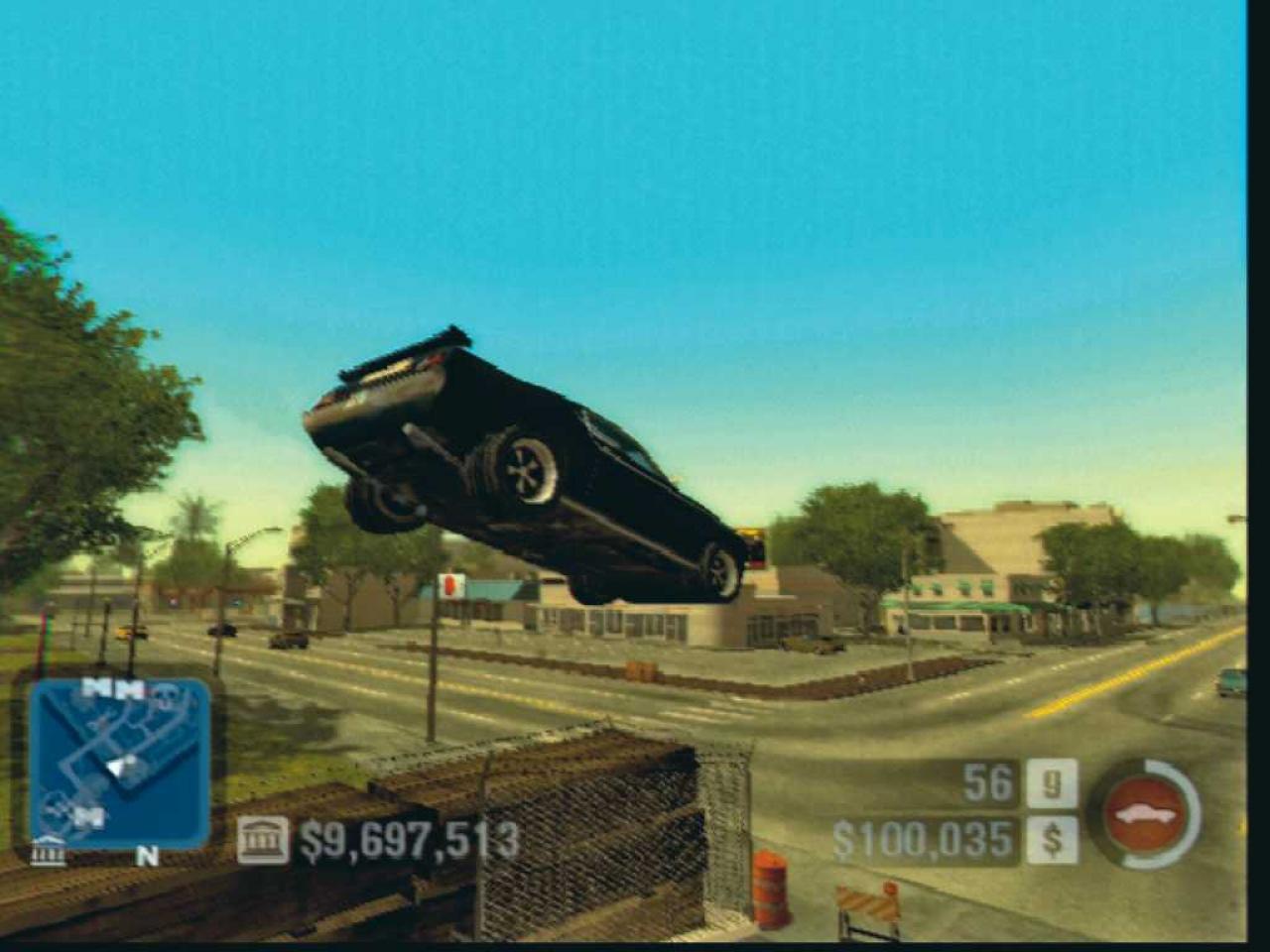 [06/11/2006] Sprungschanzen ermöglichen an jeder dritten Straßenecke coole Stunts. BILD: PLAYZONE