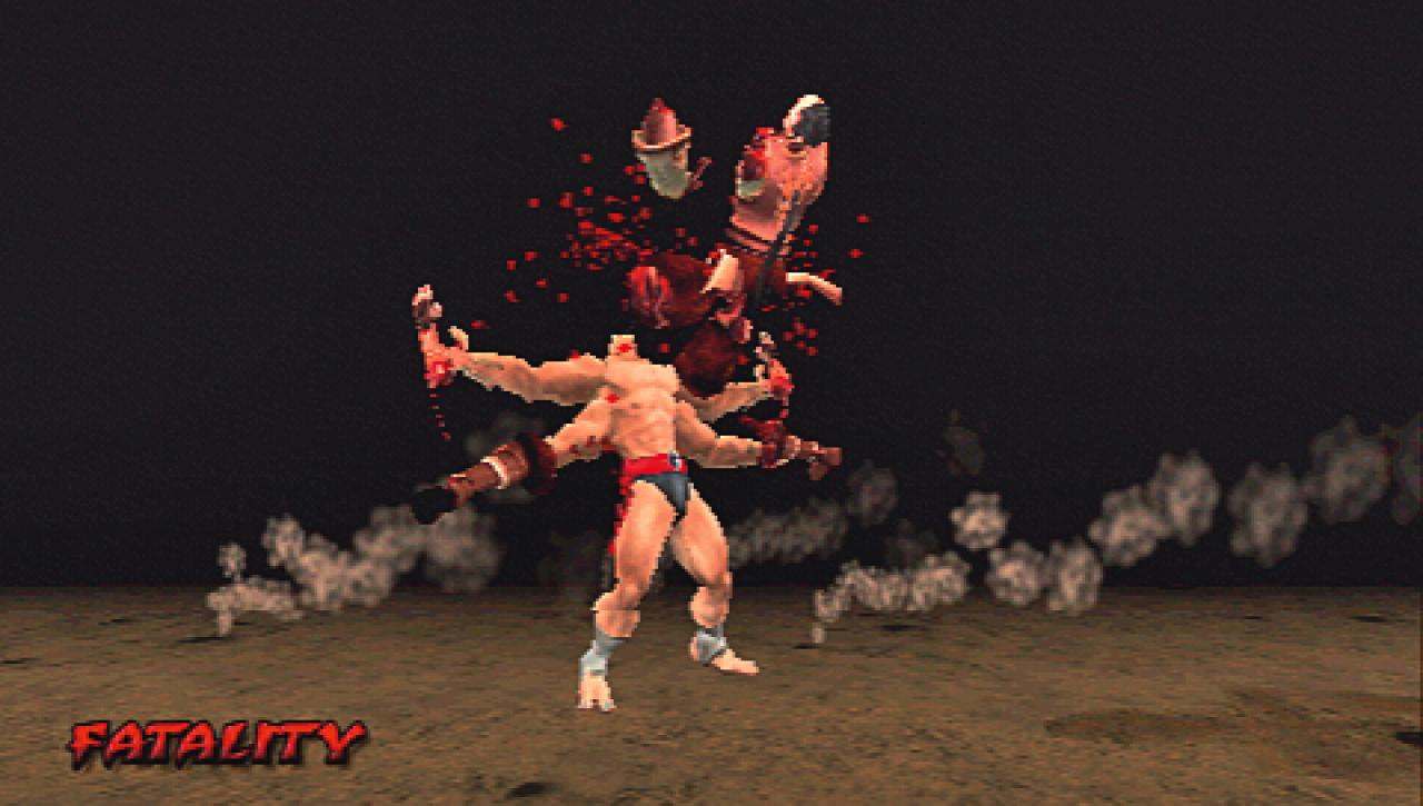 [30/11/2006] Goro macht auch auf der PSP mit seinen Feinden kurzen Prozess.BILD: PLAYZONE