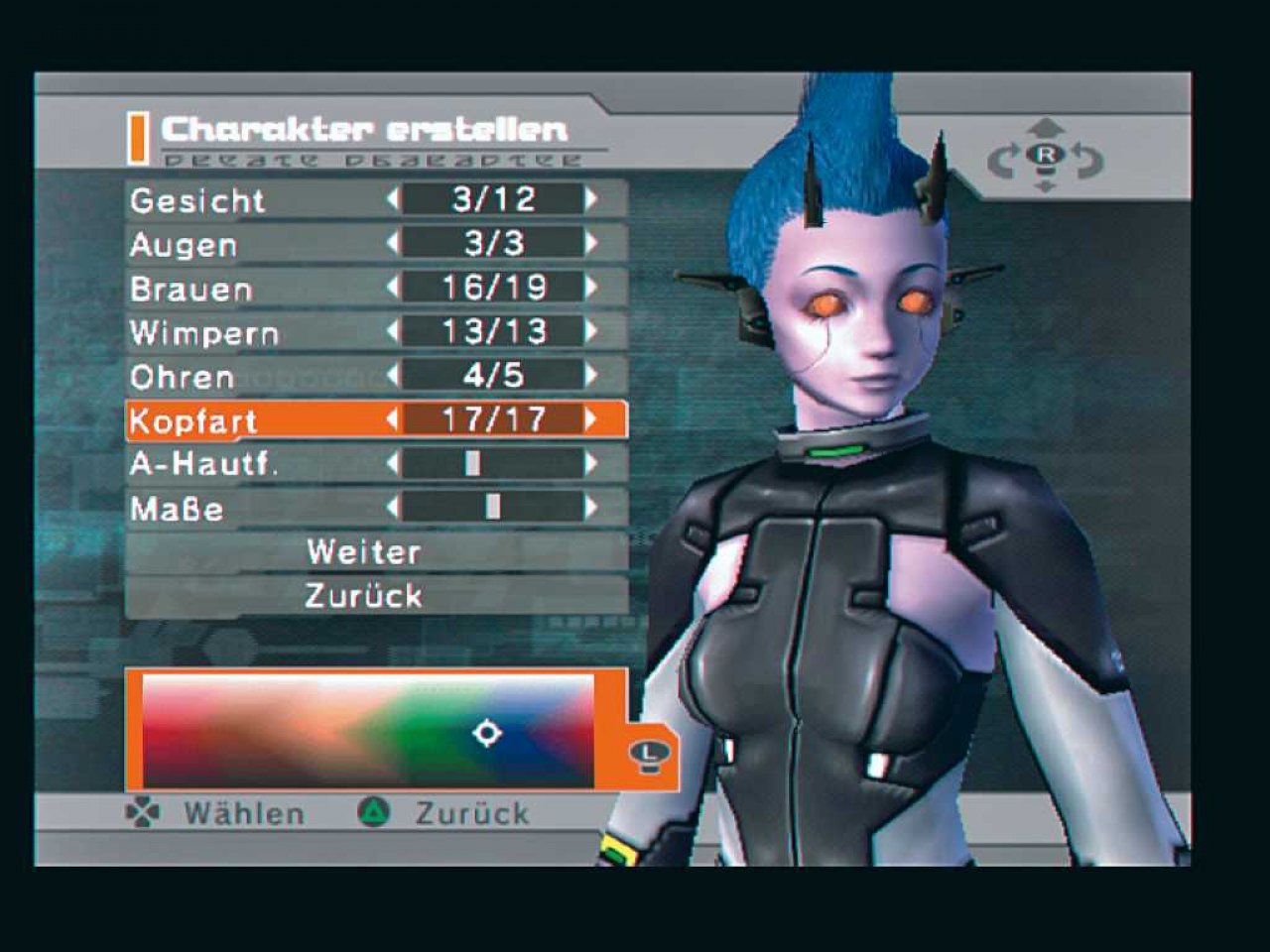 [29/11/2006] Für den Zusatzmodus dürfen Sie sich einen Charakter erschaffen. BILD: PLAYZONE