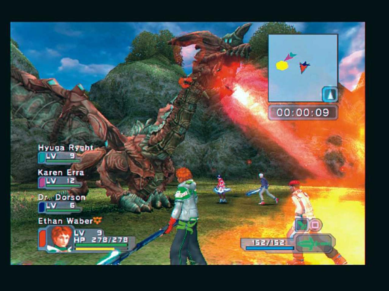 [29/11/2006] Dieser Drache will grillen. Leider ist an dem schmächtigen Wissenschaftler nicht viel dran. BILD: PLAYZONE