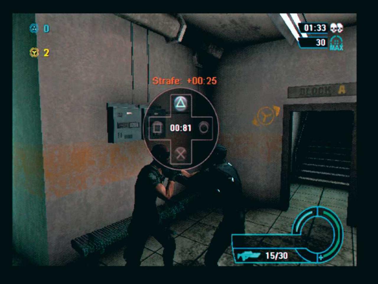 [29/11/2006] Drücken Sie im Nahkampf den falschen Button, bekommen Sie eine Zeitstrafe aufgebrummt. BILD: PLAYZONE