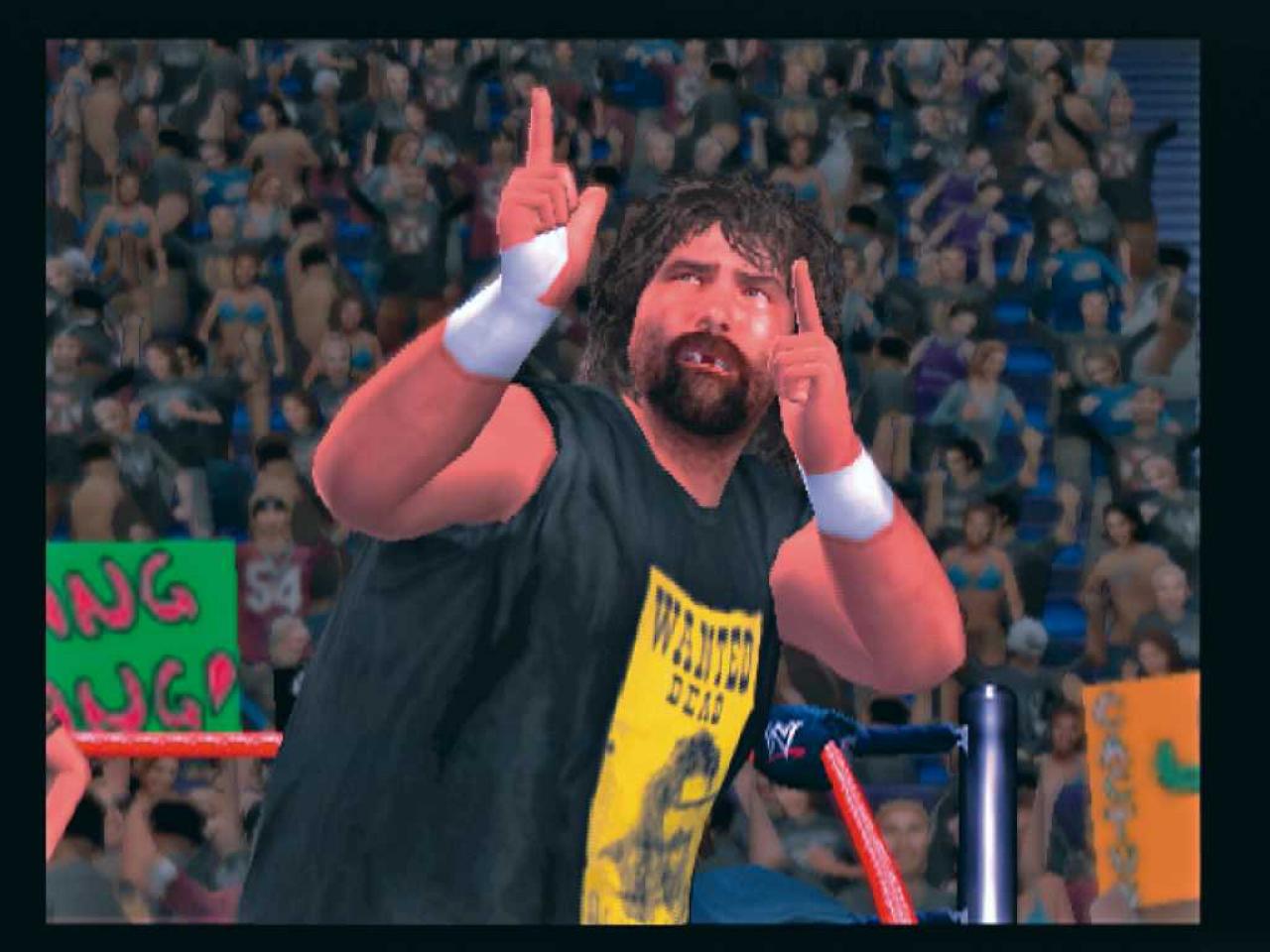 [29/11/2006] Mick Foley ist gleich in vier Varianten spielbar, darunter Cactus Jack. BILD: PLAYZONE